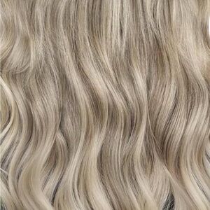 22 inch Luxurious Blonde Hair Extensions infinity weft